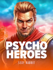 Portada vibrante de héroes estilo cómic para una colección de slots dinámicas.